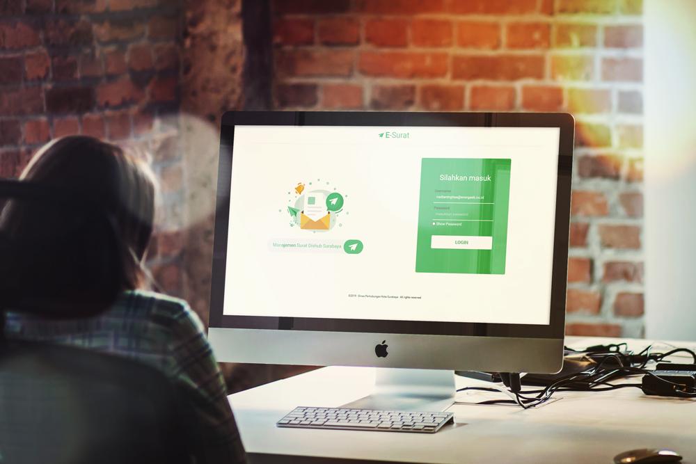 Aplikasi Web E-Surat Dishub Surabaya