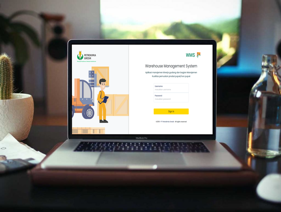 Aplikasi Web Warehouse Management System Petrokimia