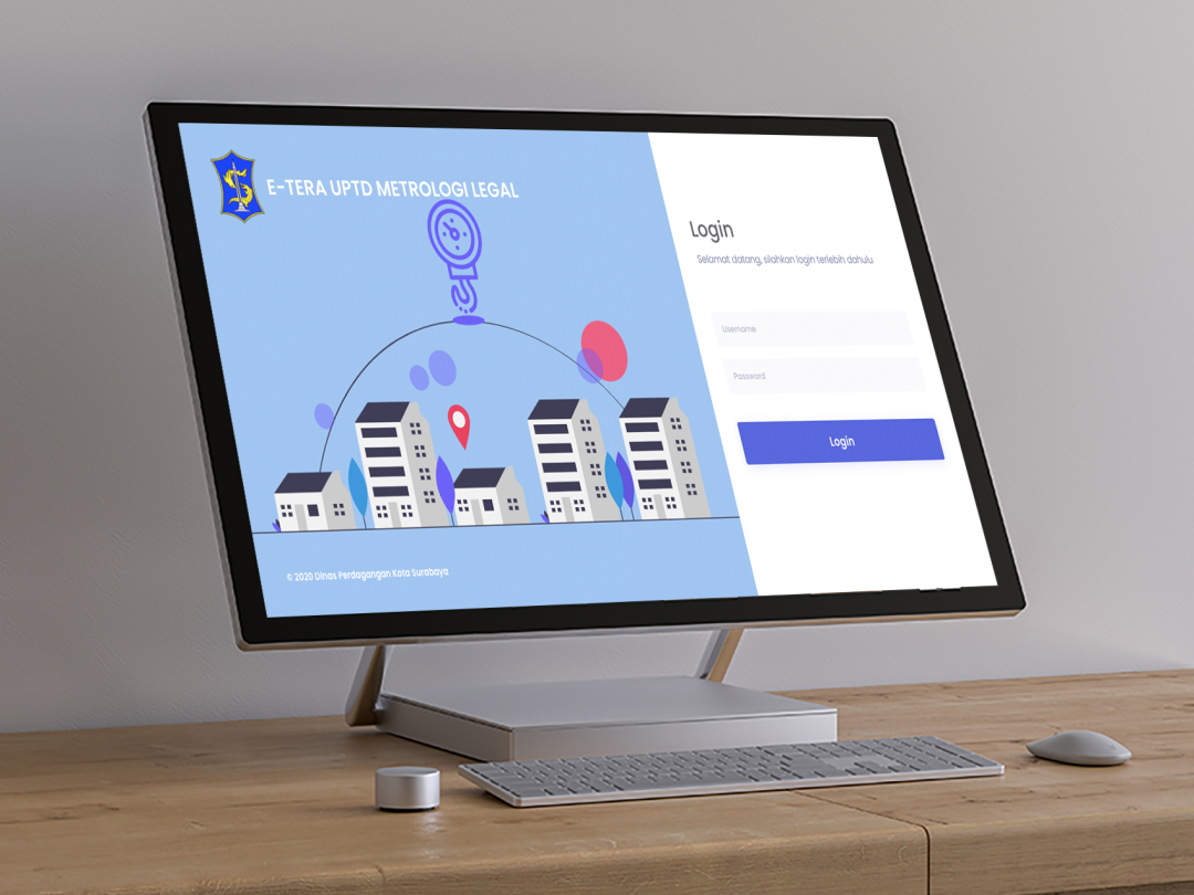 Aplikasi E-Tera Web Disdag Surabaya