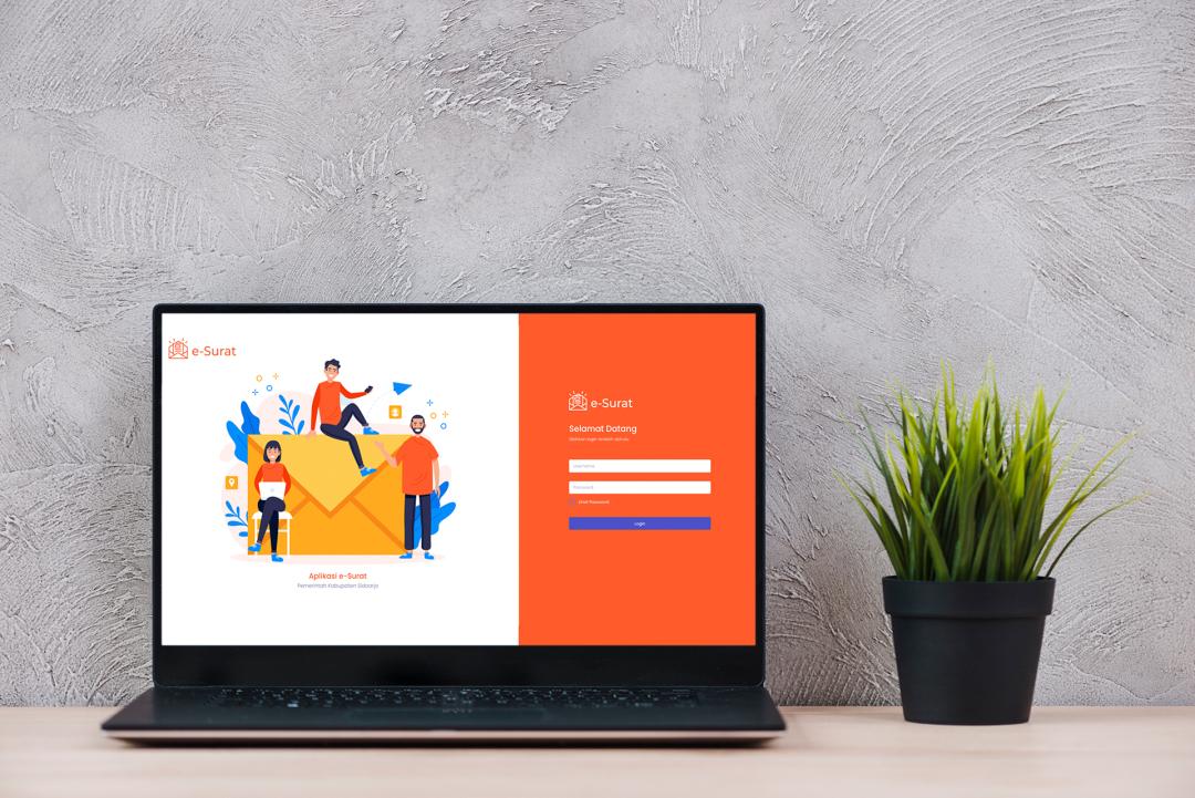 Aplikasi Web E - Surat Pemerintah Kabupaten Sidoarjo