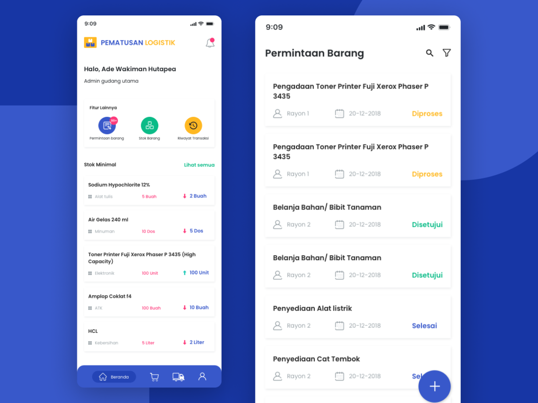 Pematusan Logistik Mobile - DPUBMP