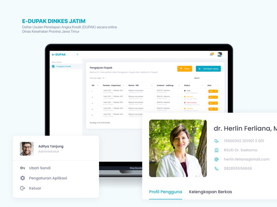 E-Dupak Dinas Kesehatan Jawa Timur