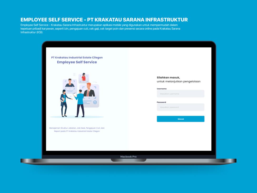 Employee Self Service – Krakatau Sarana Infrastruktur (Web)