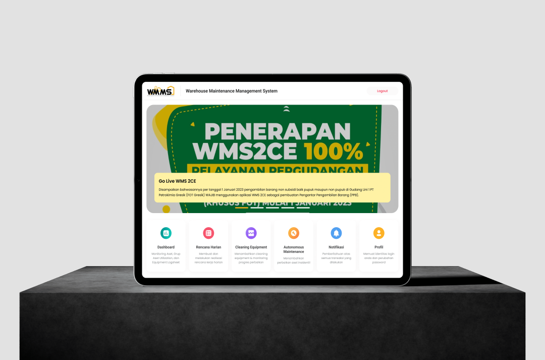 Warehouse Maintenance Management System Mobile